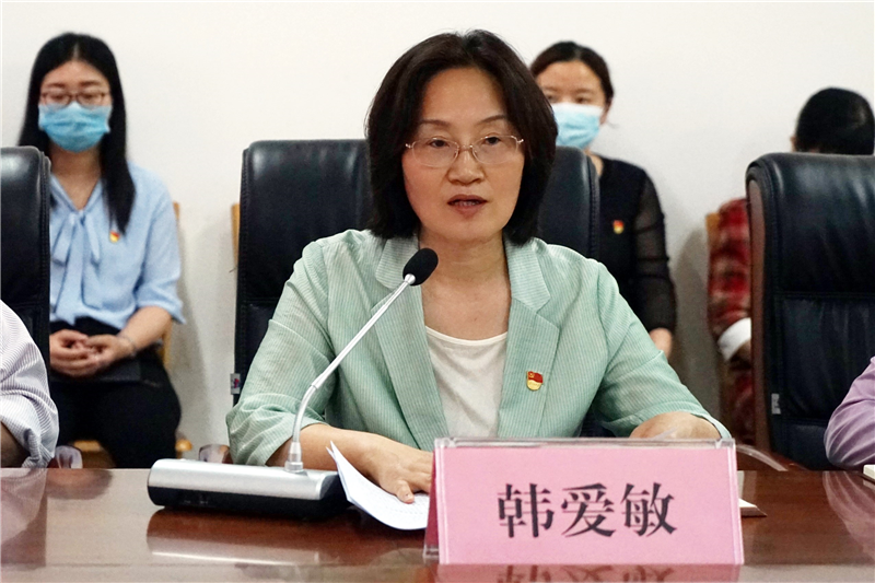 【学院动态】省委高校工委党史学习教育第一巡回指导组到我院指导工作