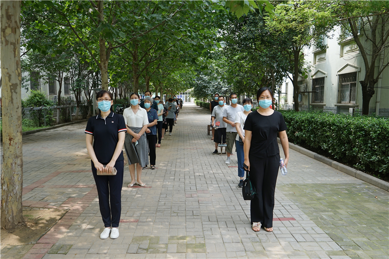 学院顺利完成第四轮核酸检测